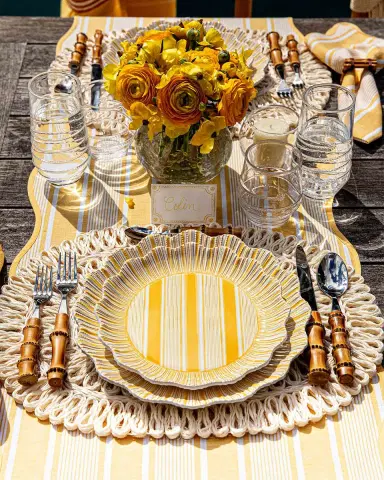 Juliska Cabana Stripe Melamine Dessert/Salad Plates | Thumbnail 3 Juliska Cabana Stripe Melamine Dessert/Salad Plates | Thumbnail 3