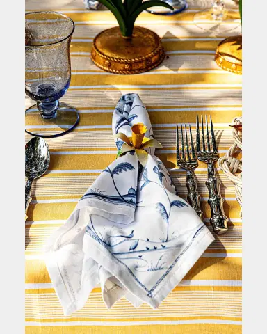 Juliska Meadow Walk Floral Napkin Rings, Set of 4 | Thumbnail 3 Juliska Meadow Walk Floral Napkin Rings, Set of 4 | Thumbnail 3
