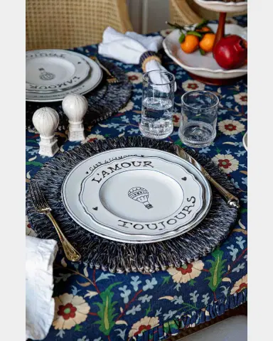 Juliska Straw Loop Natural Placemats, Set of 4 | Thumbnail 3