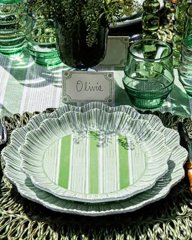 Juliska Cabana Stripe Melamine Dessert/Salad Plates | Thumbnail 4 Juliska Cabana Stripe Melamine Dessert/Salad Plates | Thumbnail 4