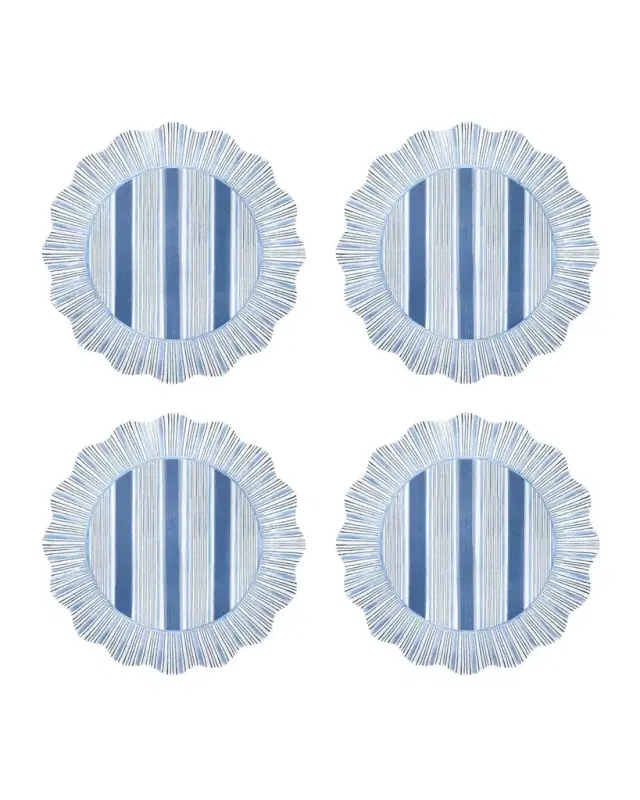 Juliska Cabana Stripe Melamine Dessert/Salad Plates