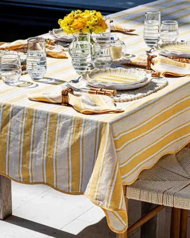Juliska Cabana Stripe Tablecloth | Thumbnail 3