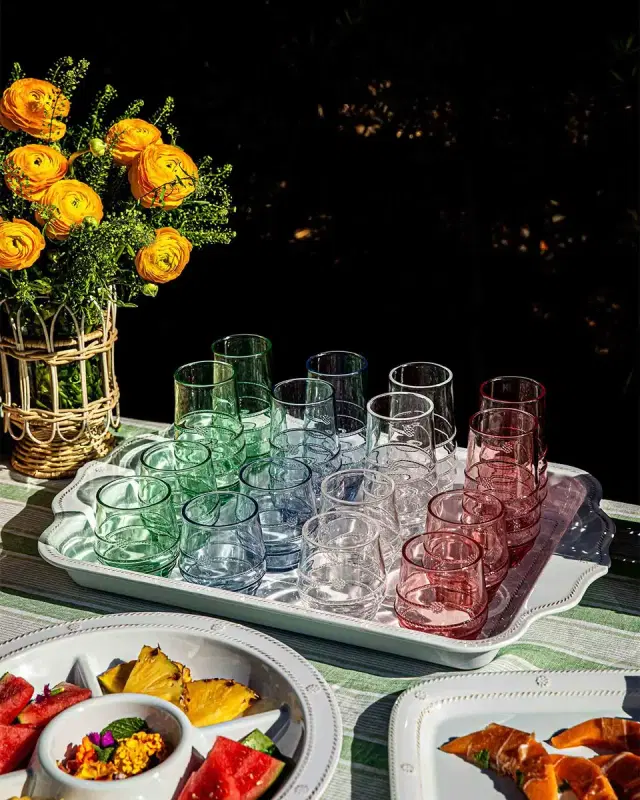 Juliska Amalia Acrylic Small Tumblers, Set of 4