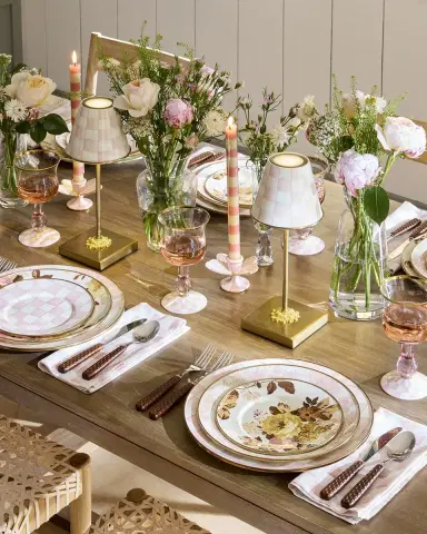 MacKenzie-Childs Wild Rose White Salad Plate | Thumbnail 4 MacKenzie-Childs Wild Rose White Salad Plate | Thumbnail 4