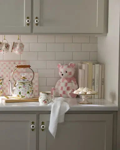 MacKenzie-Childs Rosy Bear Cookie Jar | Thumbnail 3