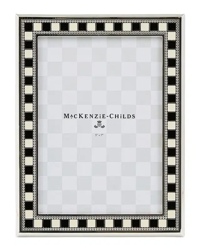 MacKenzie-Childs Celebrate Silver-Plated Frame, 5" x 7"