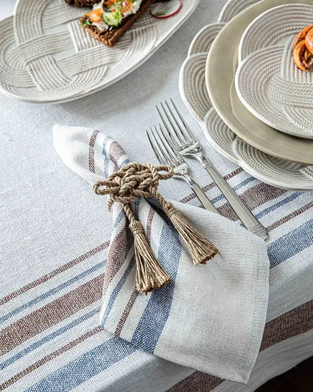 Juliska Mystic Knot Napkin Rings, Set of 4