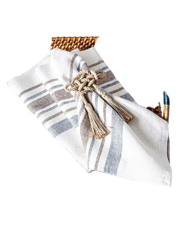 Juliska Danish Stripe Napkins, Set of 4