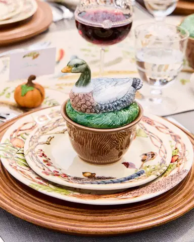 Juliska Forest Walk Duck Bowl with Lid | Thumbnail 1