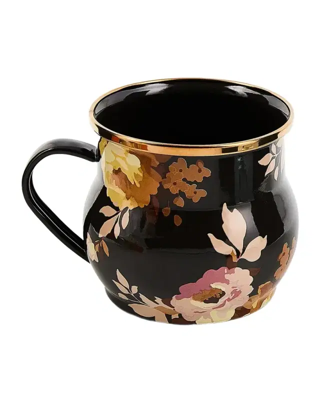 MacKenzie-Childs Wild Rose Mocha Mug, 16 oz.