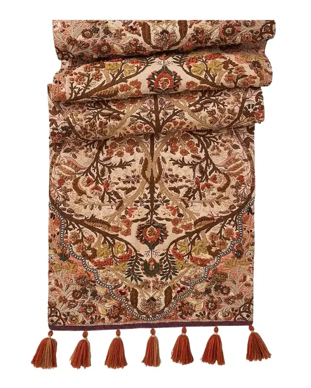 Juliska Willa Embroidered Table Runner, 18" x 90"