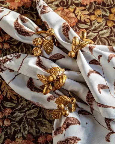 Juliska Forest Walk Leaf Assorted Napkin Rings, Set of 4 | Thumbnail 1 Juliska Forest Walk Leaf Assorted Napkin Rings, Set of 4 | Thumbnail 1