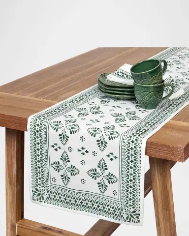 Juliska Iberian Border Table Runner, 18" x 90" | Thumbnail 3 Juliska Iberian Border Table Runner, 18" x 90" | Thumbnail 3