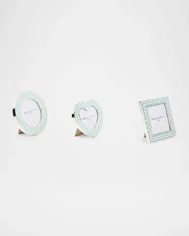 MacKenzie-Childs Celebrate Baby Blue Assorted Frames, Set of 3 | Thumbnail 2