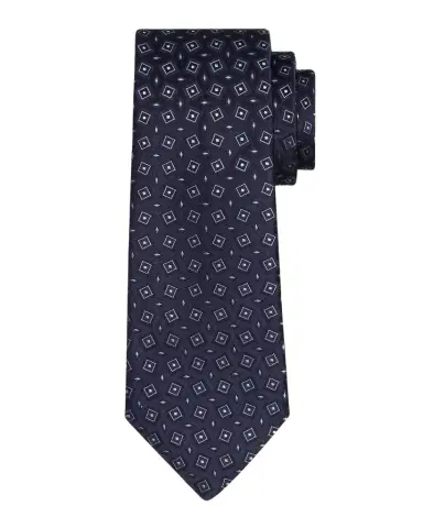 Giorgio Armani Men's Geometric Chevron Silk Tie | Thumbnail 1