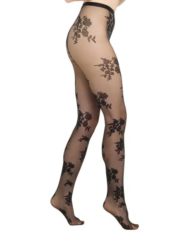 Valentino Garavani Floral Lace Tights