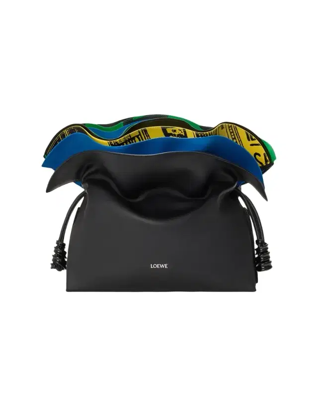 Loewe Flamenco Leather Clutch
