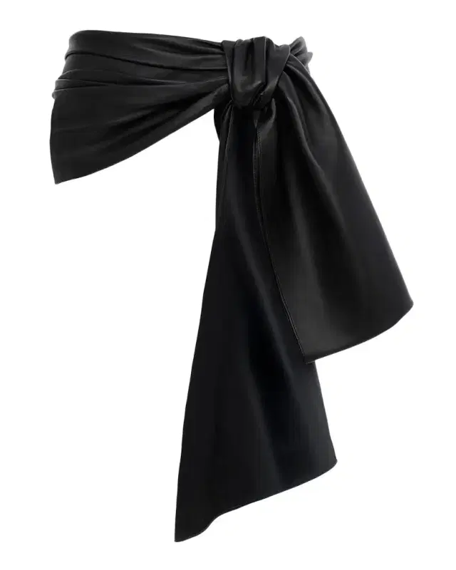 Chloe Leather Bow Belt