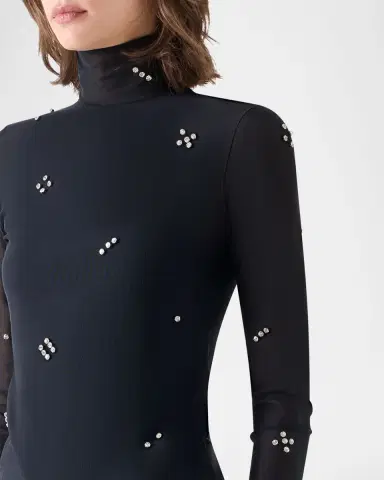 Akris punto Diamond Dice Dot Top | Thumbnail 5