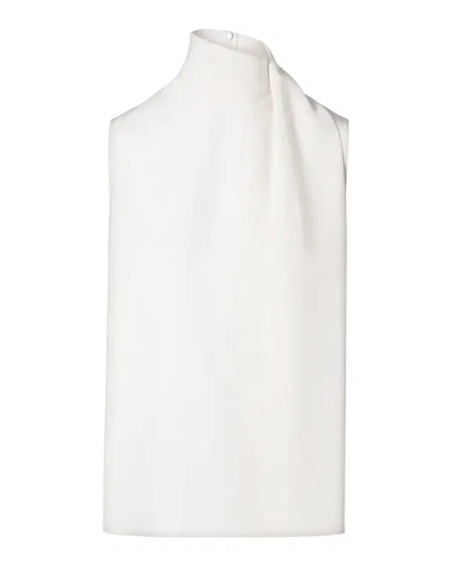 Akris punto Silk Shawl Draped Sleeveless Blouse