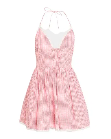 LoveShackFancy Khloe Gingham Cotton Minidress | Thumbnail 1