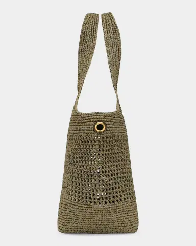 Saint Laurent Icare Medium Crochet Raffia Tote Bag | Thumbnail 7 Saint Laurent Icare Medium Crochet Raffia Tote Bag | Thumbnail 7