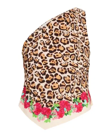 Saloni Madeline Printed One-Shoulder Top | Thumbnail 1 Saloni Madeline Printed One-Shoulder Top | Thumbnail 1