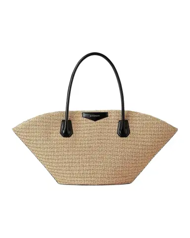 Givenchy Antigona Small Tote Bag in Faux Raffia | Thumbnail 1 Givenchy Antigona Small Tote Bag in Faux Raffia | Thumbnail 1