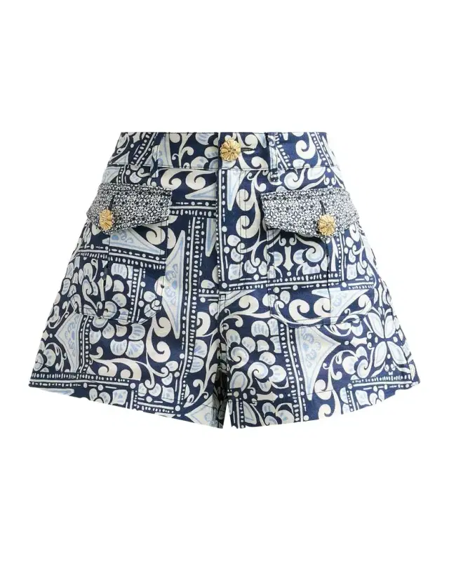 Cara Cara Xenia Floral Linen Shorts