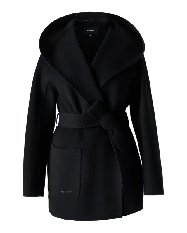 Mackage Paya Double-Face Wool Wrap Coat