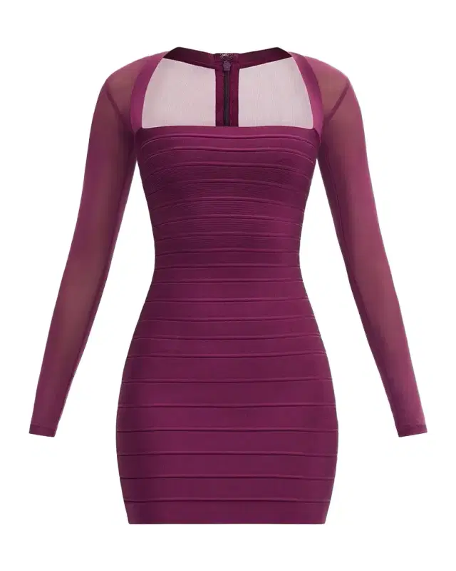 Herve Leger The Yasmin Mini Dress
