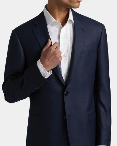 Giorgio Armani Men's Soft Line Textured Wool Two-Piece Suit | Thumbnail 6 Giorgio Armani Men's Soft Line Textured Wool Two-Piece Suit | Thumbnail 6
