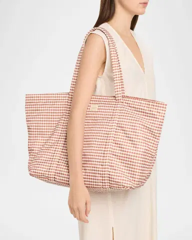 Loeffler Randall Dina Travel Gingham Tote Bag | Thumbnail 2 Loeffler Randall Dina Travel Gingham Tote Bag | Thumbnail 2