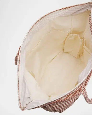 Loeffler Randall Dina Travel Gingham Tote Bag | Thumbnail 4 Loeffler Randall Dina Travel Gingham Tote Bag | Thumbnail 4