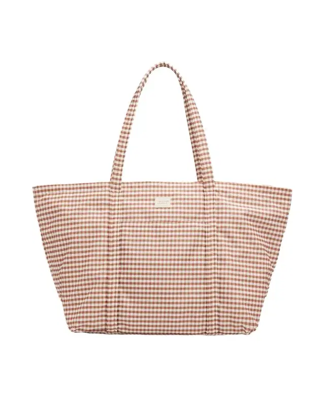 Loeffler Randall Dina Travel Gingham Tote Bag