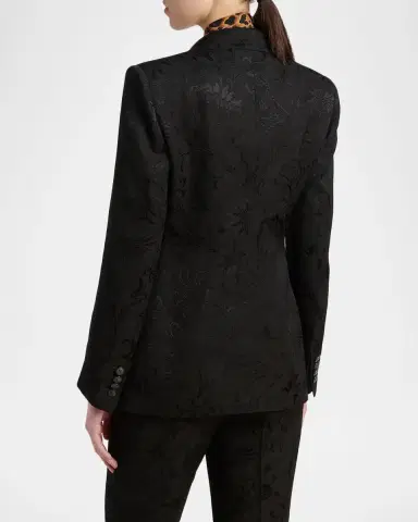 Etro Floral Single-Breasted Jacquard Jacket | Thumbnail 3 Etro Floral Single-Breasted Jacquard Jacket | Thumbnail 3