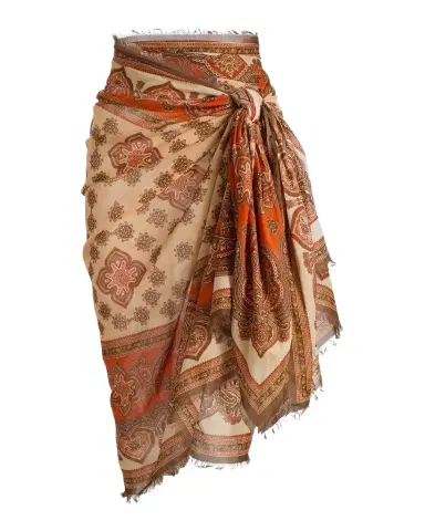 Zimmermann Printed Cotton Pareo Coverup | Thumbnail 1 Zimmermann Printed Cotton Pareo Coverup | Thumbnail 1
