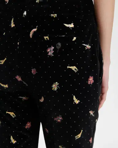 Etro Polka-Dot Velvet Flare Trousers | Thumbnail 4 Etro Polka-Dot Velvet Flare Trousers | Thumbnail 4