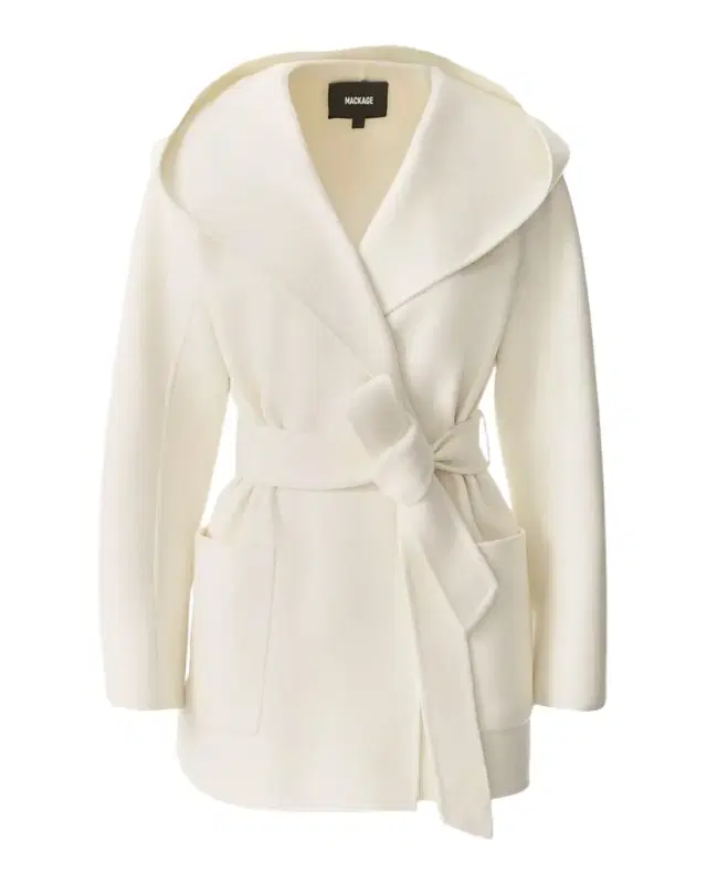Mackage Paya Double-Face Wool Wrap Coat