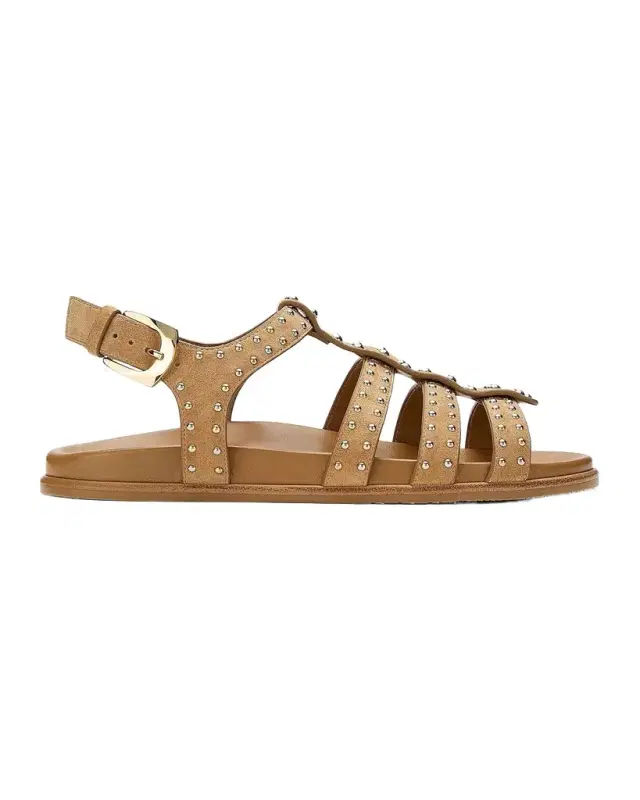 Perry Studded Suede Fisherman Sandals