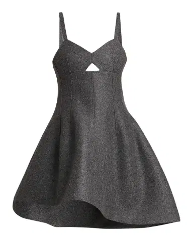 Jil Sander Wool Melange Fit-&-Flare Mini Dress | Thumbnail 1 Jil Sander Wool Melange Fit-&-Flare Mini Dress | Thumbnail 1