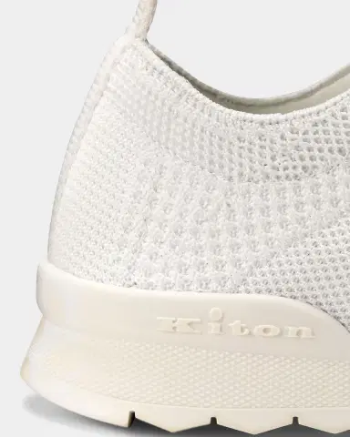 Kiton Men's Fits Stretch Knit Runner Sneakers | Thumbnail 8