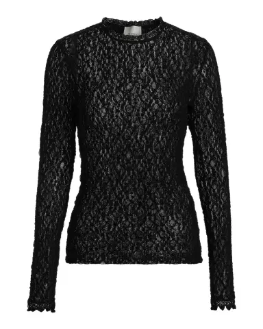 Isabel Marant Brany Stretch Lace Long-Sleeve Top | Thumbnail 1 Isabel Marant Brany Stretch Lace Long-Sleeve Top | Thumbnail 1