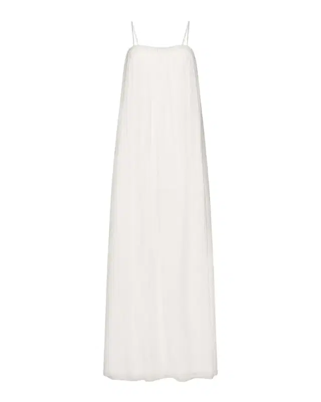 TWP Shirred Column Maxi Dress