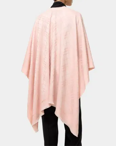 Burberry Check Wool Cashmere Cape | Thumbnail 2 Burberry Check Wool Cashmere Cape | Thumbnail 2