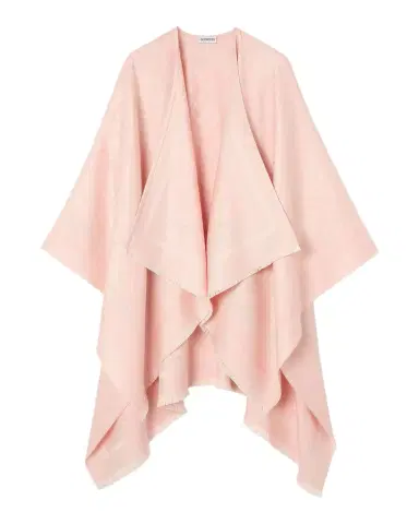 Burberry Check Wool Cashmere Cape | Thumbnail 1 Burberry Check Wool Cashmere Cape | Thumbnail 1