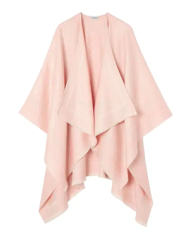 Burberry Check Wool Cashmere Cape
