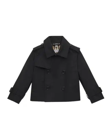 Burberry Girl's Rosie Cropped Gabardine Trench Coat, Size 4-14 | Thumbnail 1 Burberry Girl's Rosie Cropped Gabardine Trench Coat, Size 4-14 | Thumbnail 1