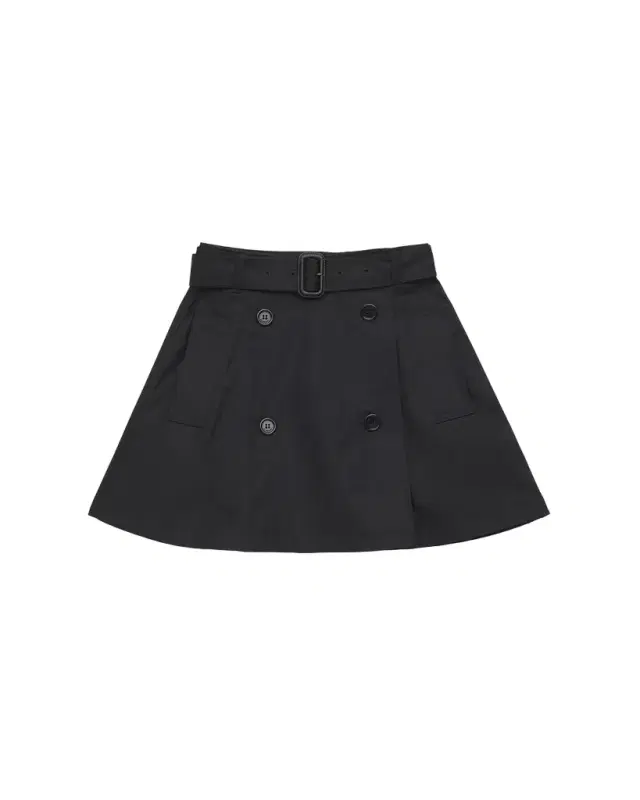 Burberry Girl 's Katey Gabardine Trench Mini Skirt, Size 4-14