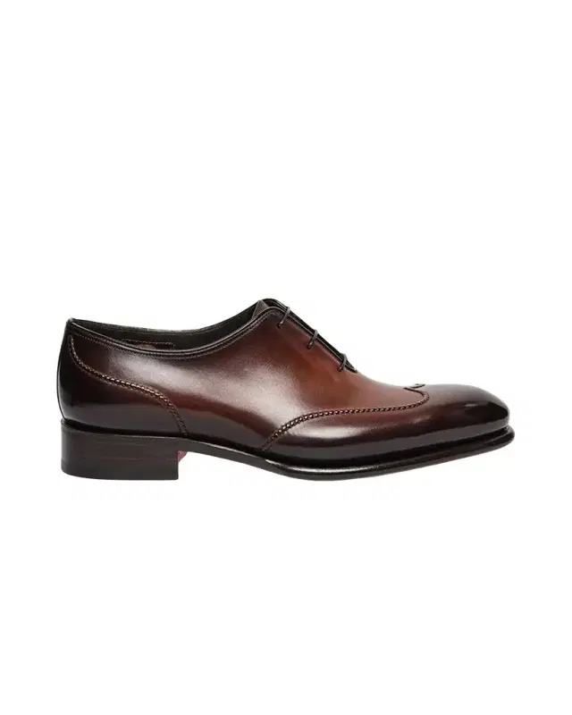 Santoni Men 's People Wingtip Leather Oxfords